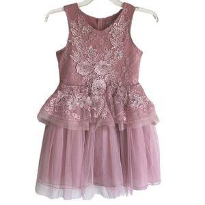 Nanette Lepore girls, lace/ tulle dress